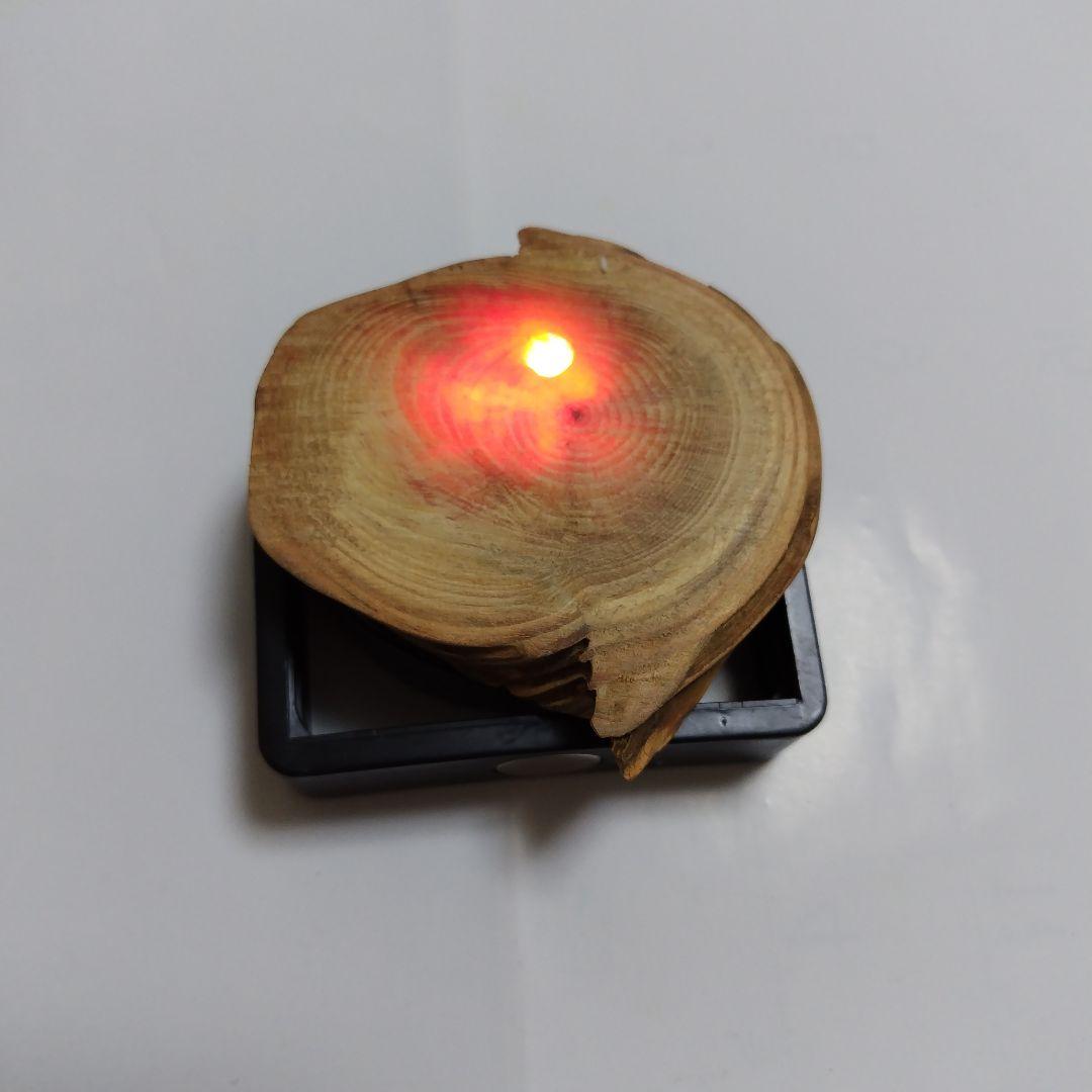 貴重肥松製ハート型ペンダント、アクセサリー