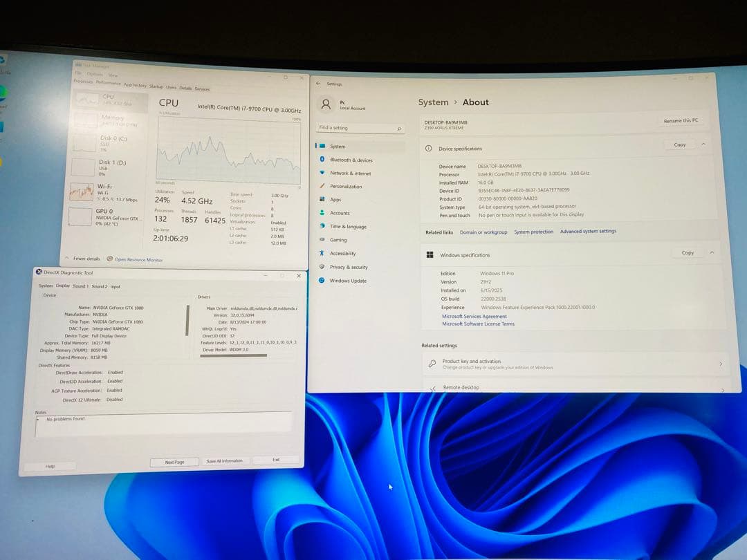 Z390 i7-9700 / M.2 500GB + おまけストレージ付き
