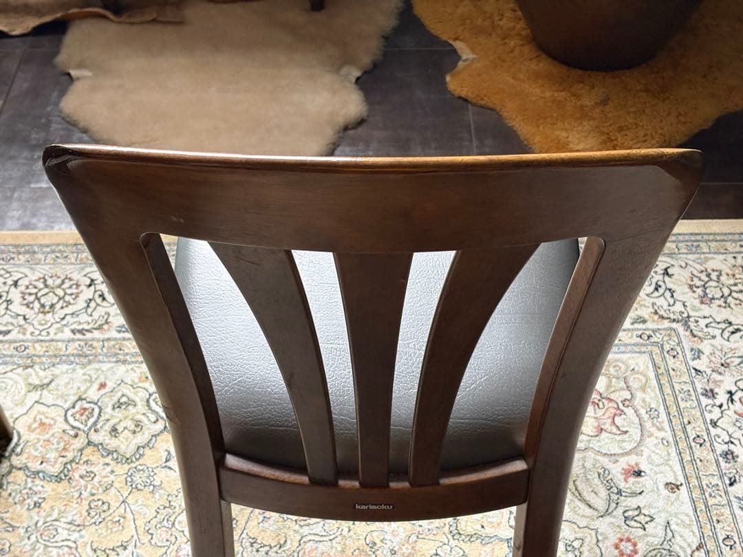 オールドカリモク　ヴィンテージ　ビンテージ　シェルチェア　レトロ　IG