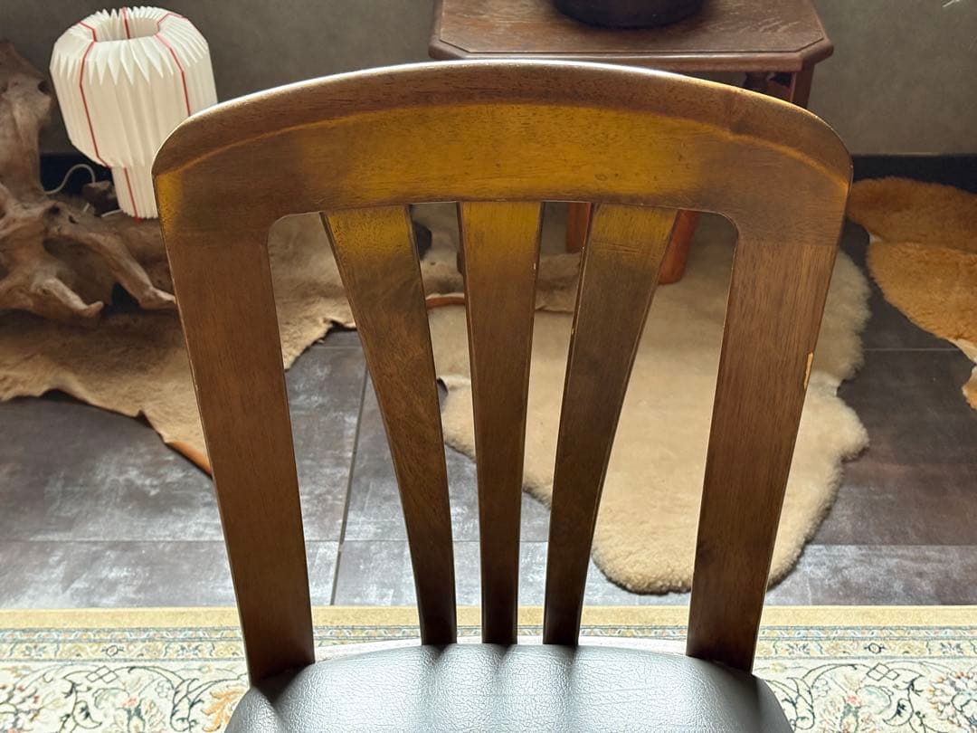 オールドカリモク　ヴィンテージ　ビンテージ　シェルチェア　レトロ　IG