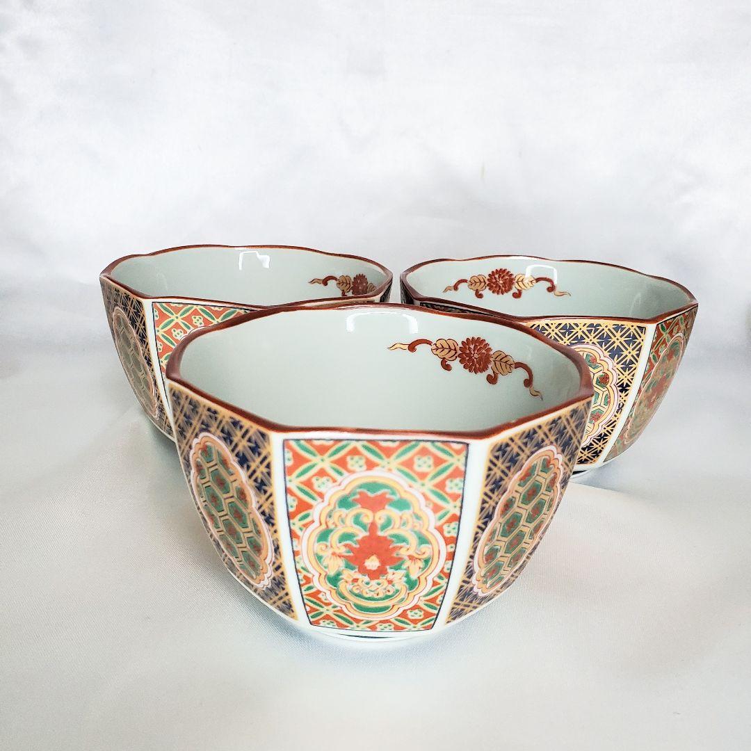 【木箱入り】有田焼　古伊万里　華陶窯　金彩 小鉢 小皿 10客セット