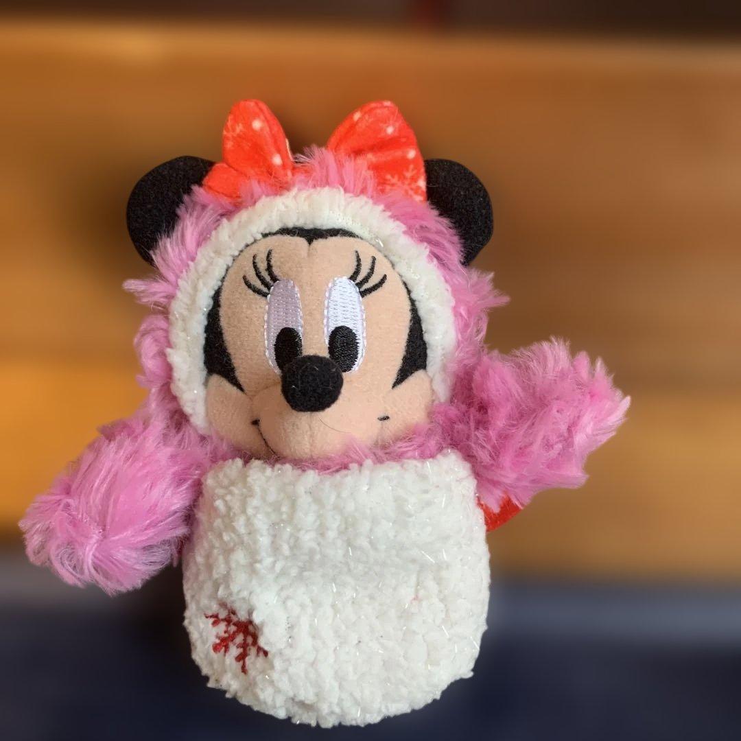 激レア！ミニーミッキー　雪だるま　ぬいぐるみキーチェーン