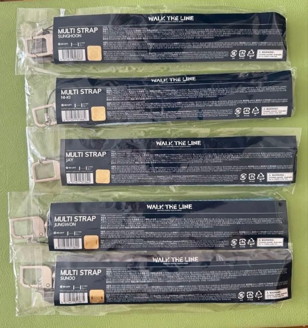 新品未開封ENHYPEN K-POPアイドル リストバンドセット 5種