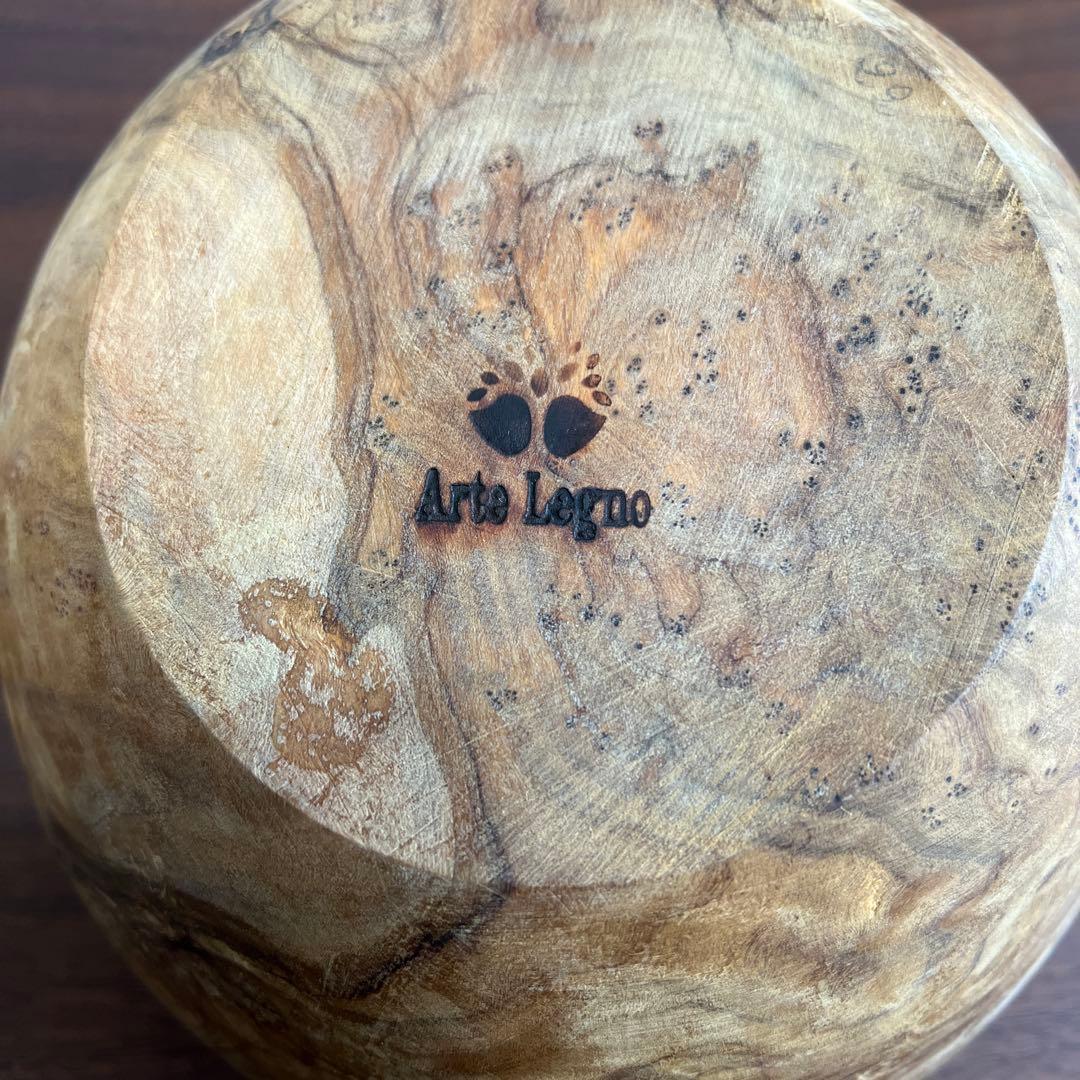 木目が美しい！　ボウル　オリーブ　Arte Legno（アルテレニョ）