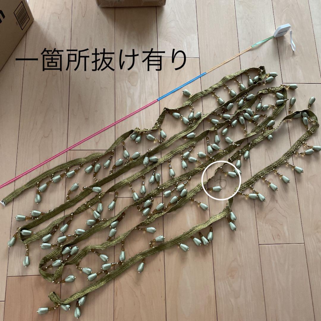 タッセルブレード　650cm グリーン