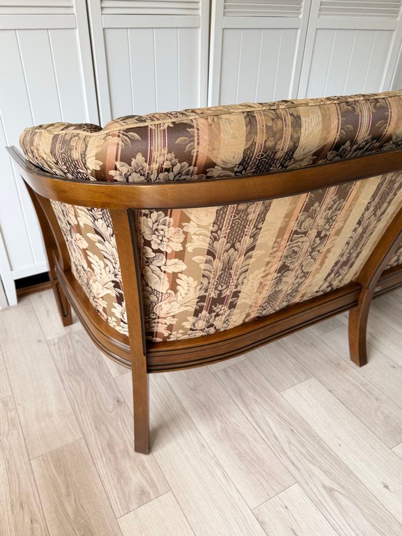 あや　マルニ木工 地中海ロイヤル シャルル アームチェア 2人/3人掛け