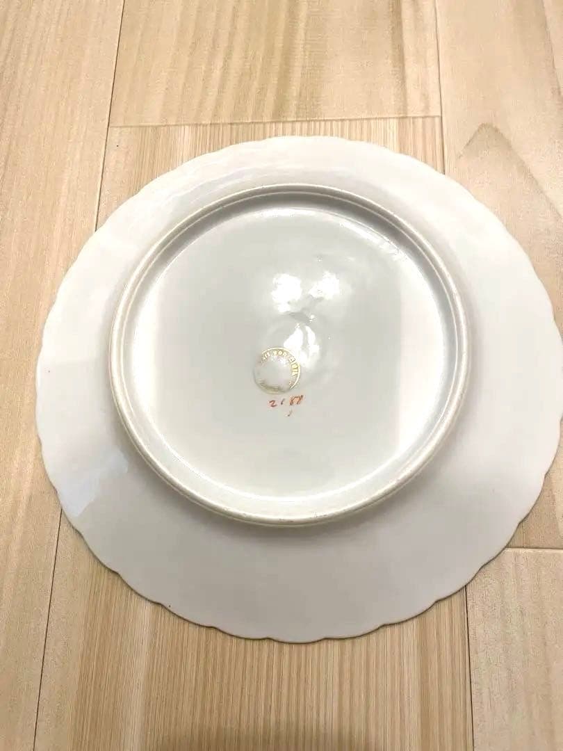 アンティーク食器　花柄装飾 陶磁器 4枚セット