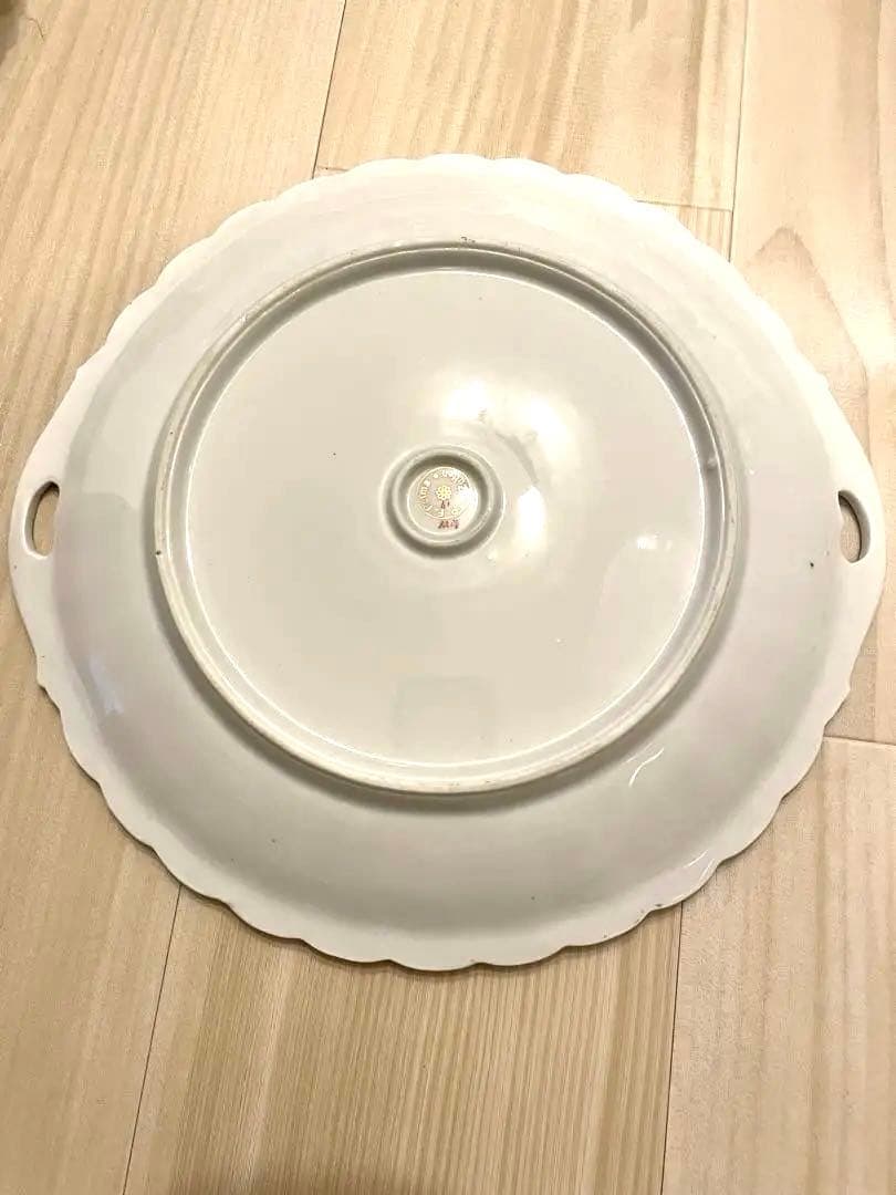 アンティーク食器　花柄装飾 陶磁器 4枚セット