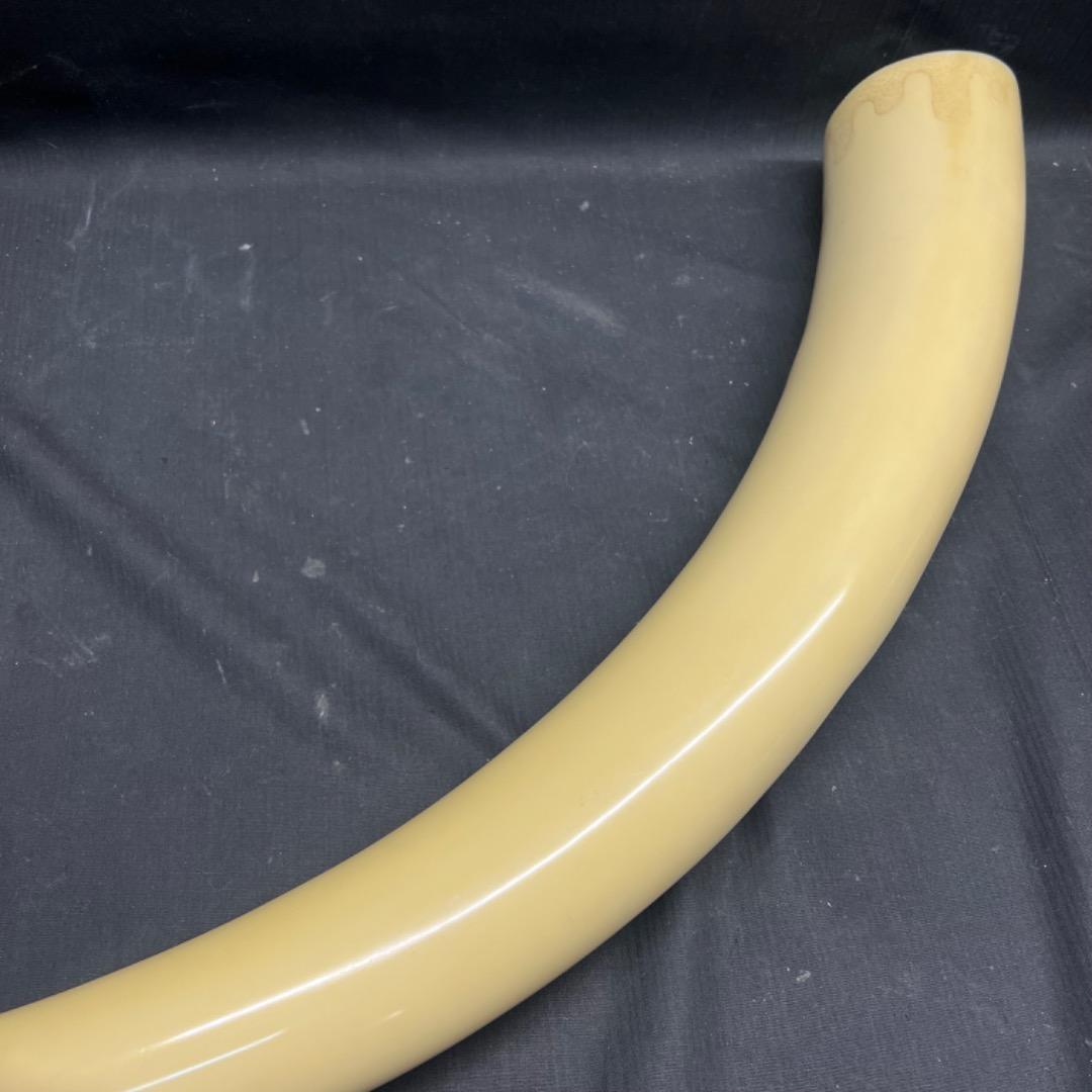 〇※後右1101 練り物 1本物 台座付 置物 七福神 尾崎谷斎 在銘