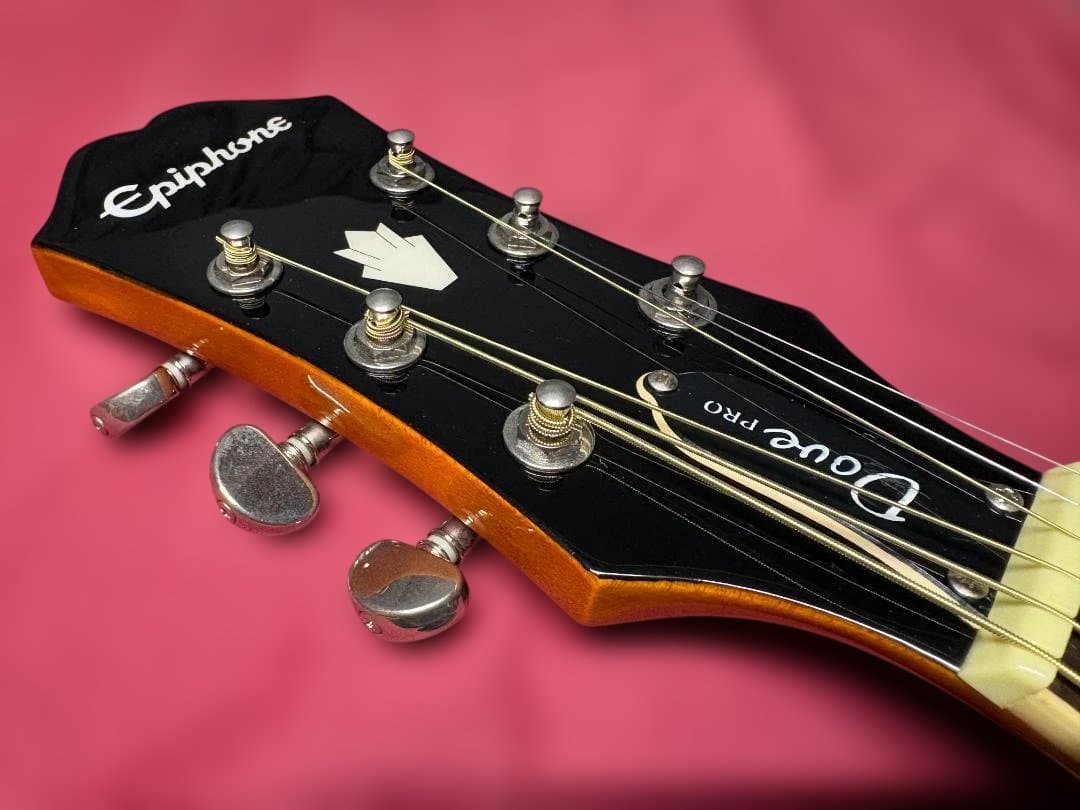 ★超極上単板トップ！エピフォン・DOVE PRO！超ジャキ激鳴・超美品★