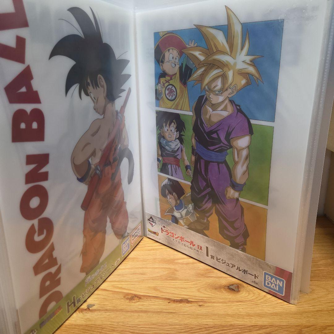 一番くじ　ドラゴンボール　ビジュアルシート　40枚　まとめ売り　【ホルダー付】