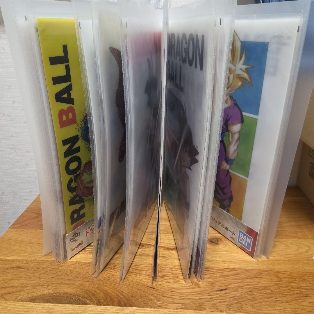一番くじ　ドラゴンボール　ビジュアルシート　40枚　まとめ売り　【ホルダー付】