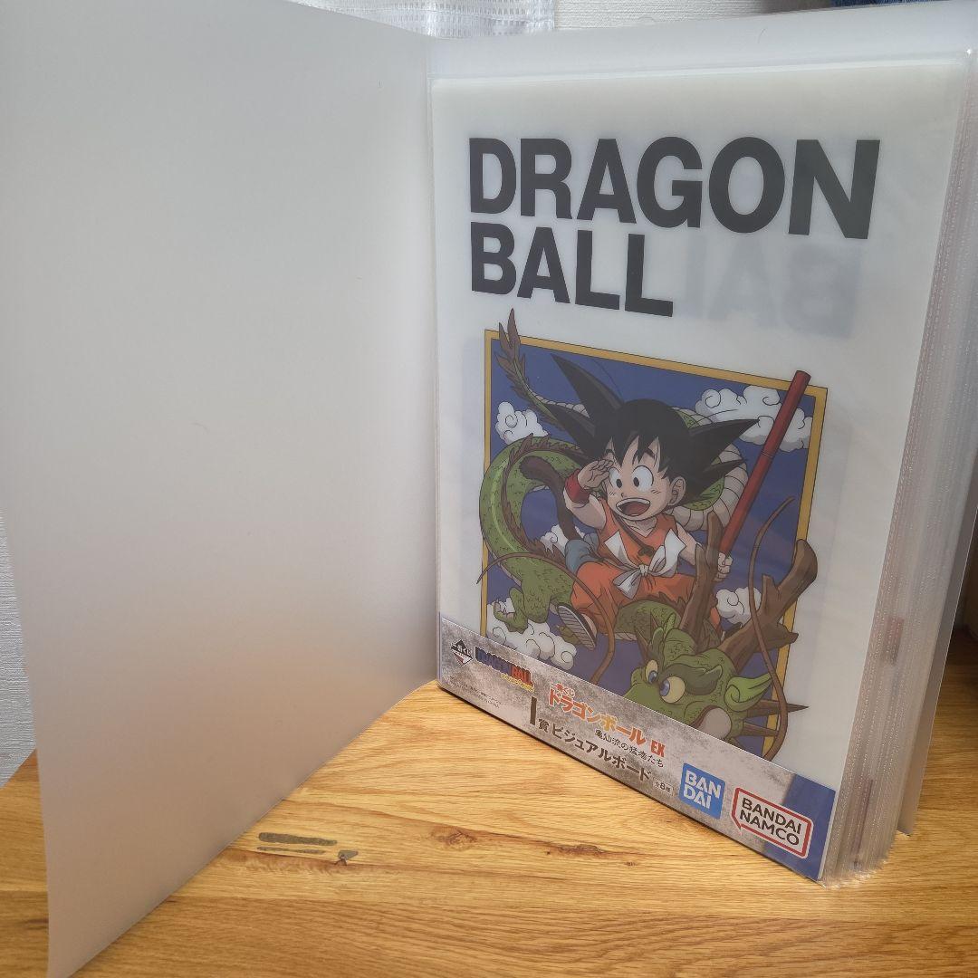 一番くじ　ドラゴンボール　ビジュアルシート　40枚　まとめ売り　【ホルダー付】
