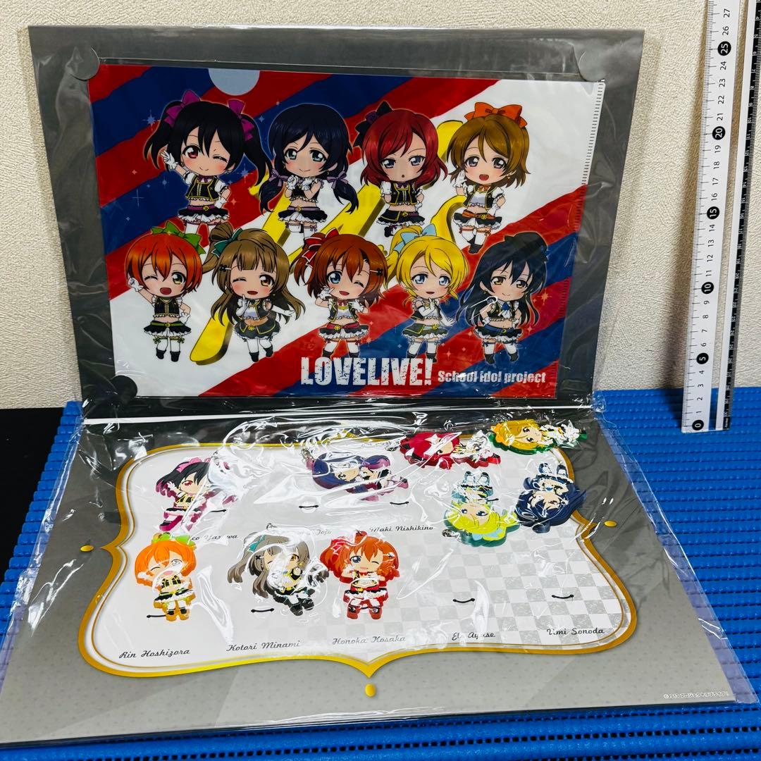 C89 ラブライブ ねんどろいどぷらす ラバーストラップ クリアファイル b