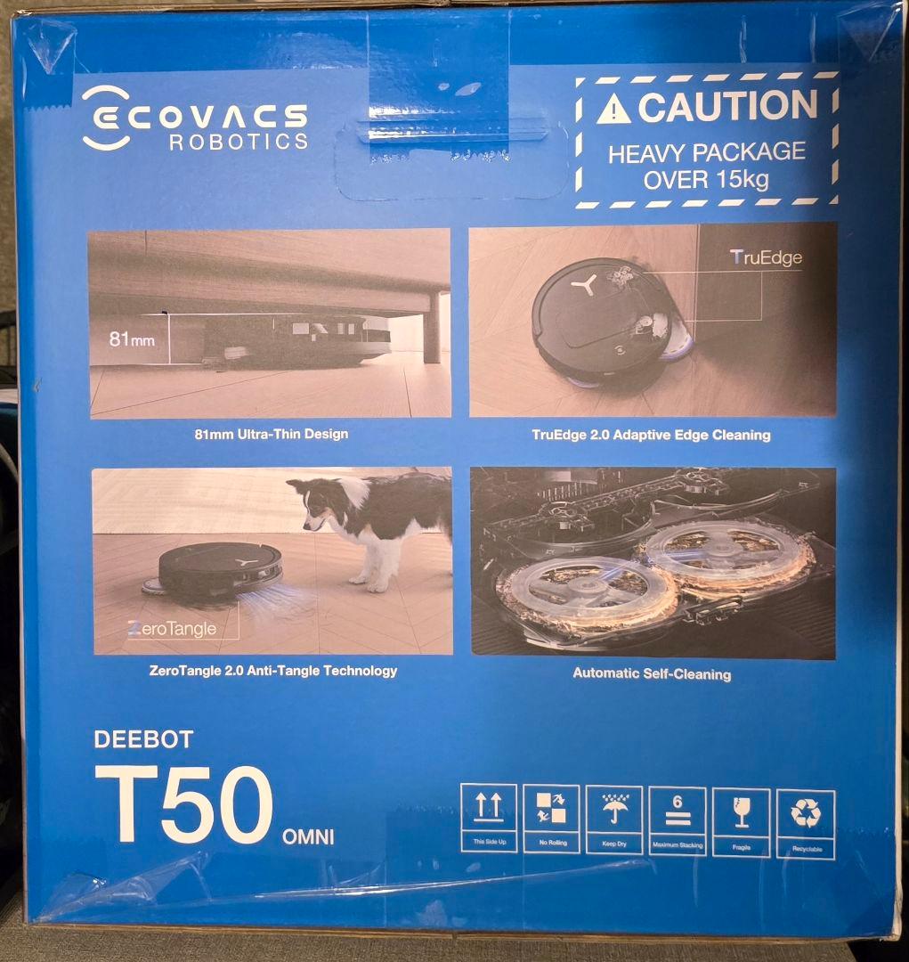 ECOVACS(エコバックス) T50 OMNI ロボット掃除機 15000Pa
