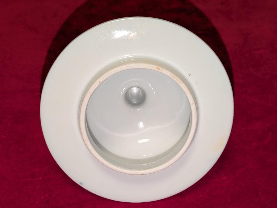 秀峰　染錦　飾り壺　沈香壺　共箱入　高さ31cm