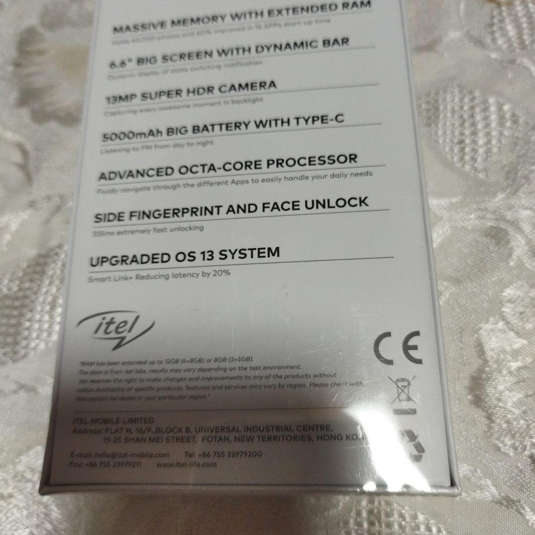 未開封itel a70 8GB RAM 256GB スマートフォン　ブラック