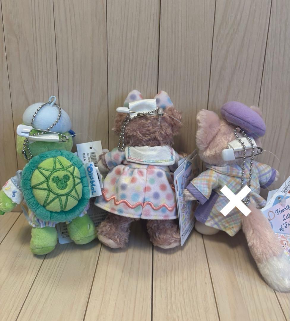 ハートフェルトレターズオブフレンドシップシェリーメイ・オルメルのぬいぐるみバッチ