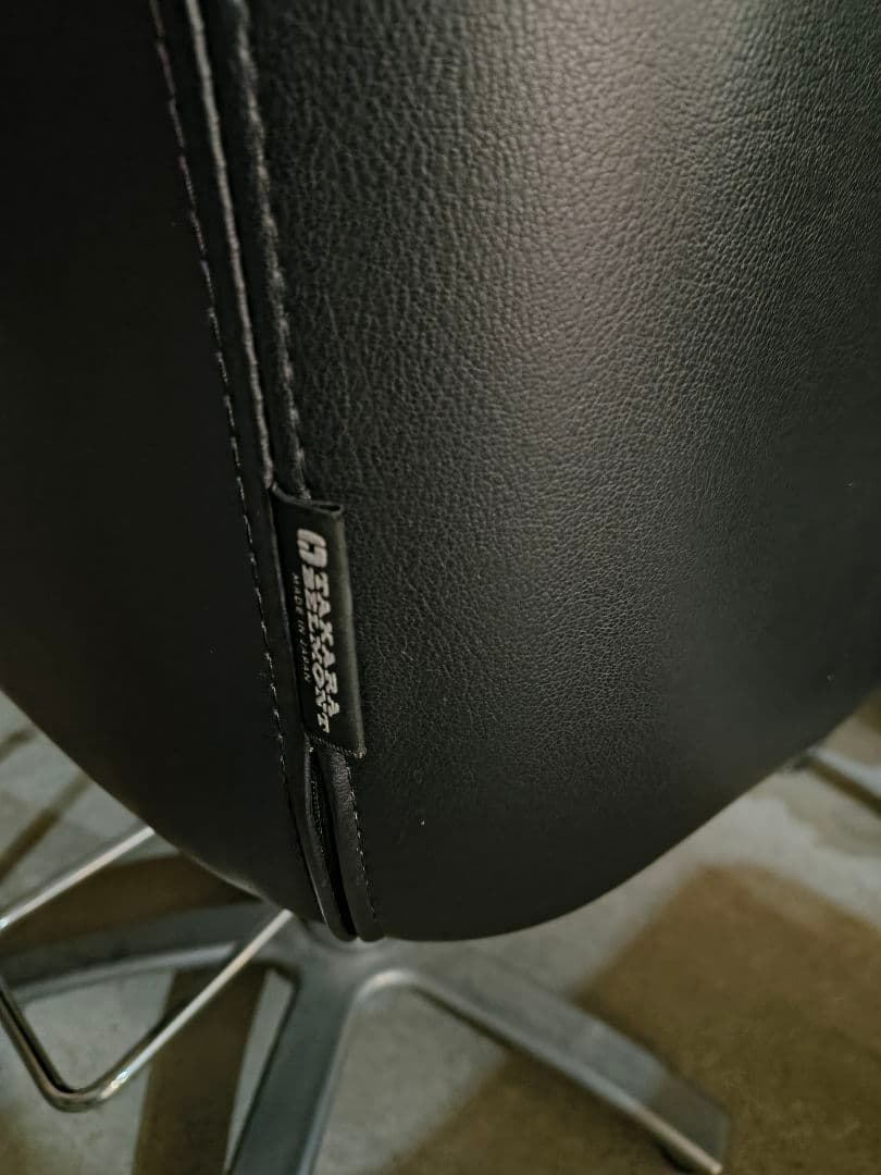 タカラベルモント　カットチェア　カットイス　レザー　黒