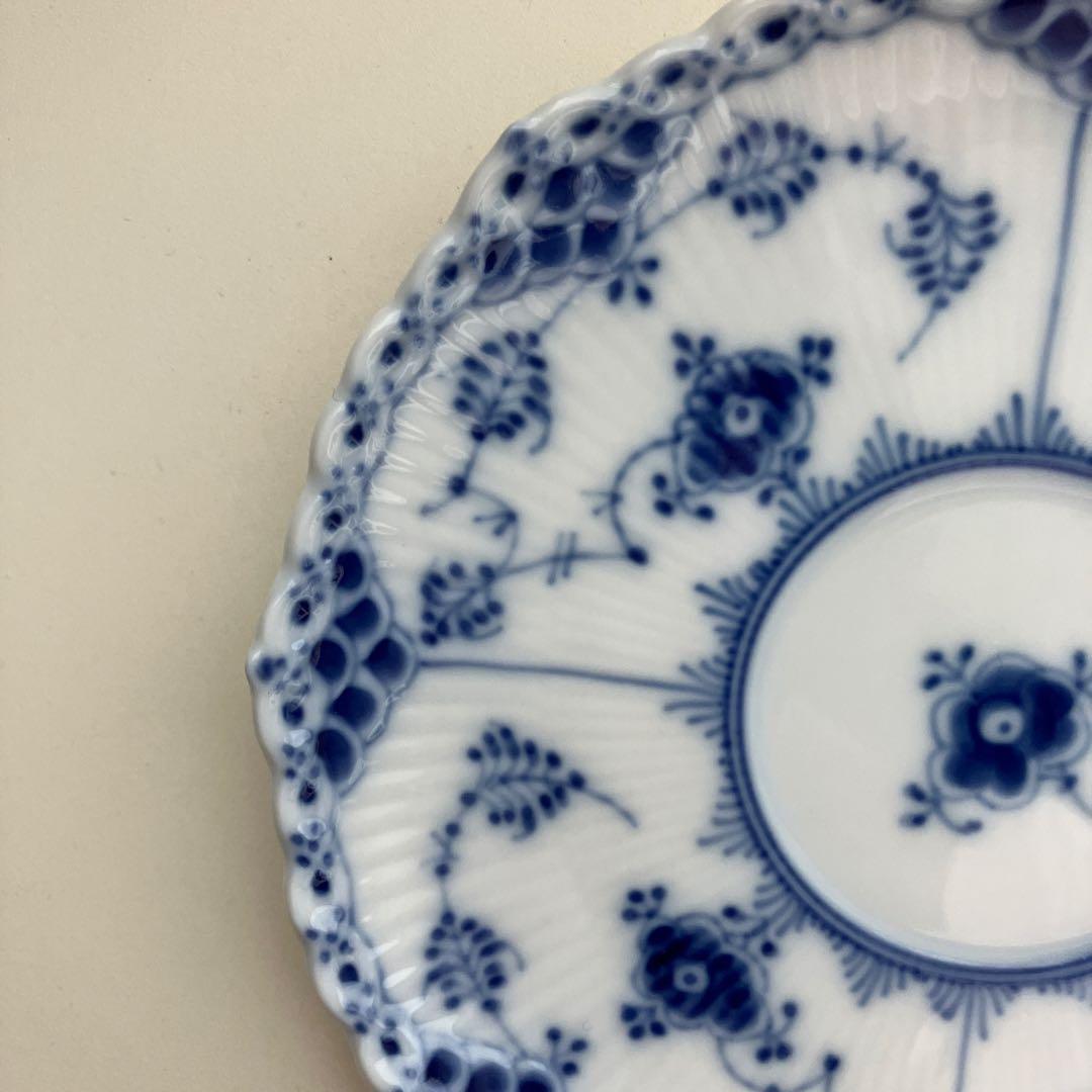 新品未使用　ロイヤルコペンハーゲン　ブルーブルーテッド　プレイン 13.5㎝