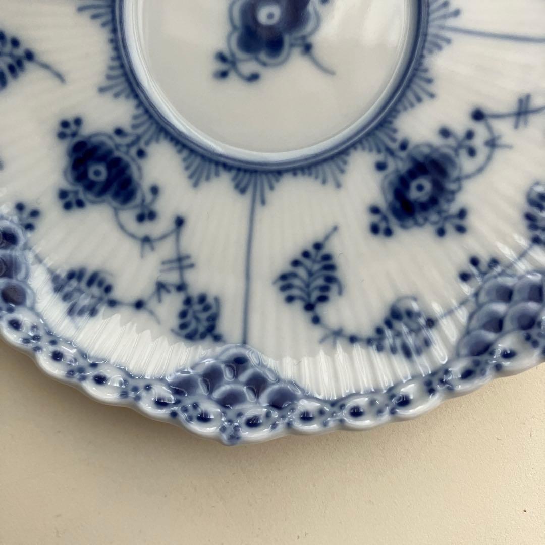 新品未使用　ロイヤルコペンハーゲン　ブルーブルーテッド　プレイン 13.5㎝