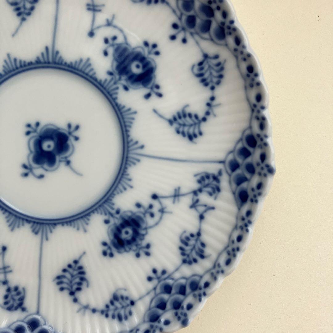 新品未使用　ロイヤルコペンハーゲン　ブルーブルーテッド　プレイン 13.5㎝