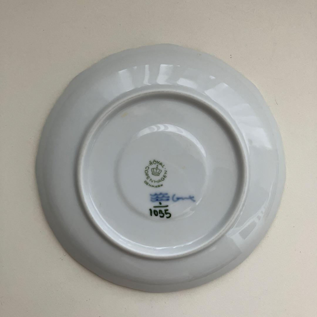 新品未使用　ロイヤルコペンハーゲン　ブルーブルーテッド　プレイン 13.5㎝