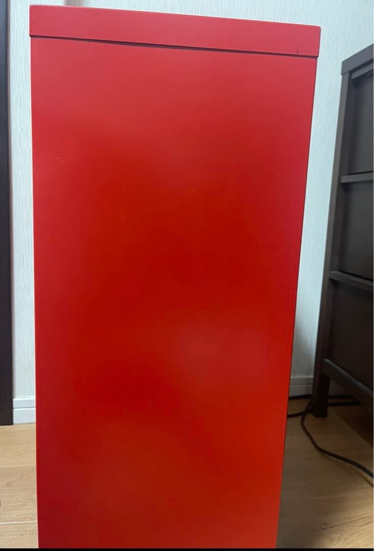 BISLEY スチールキャビネット 赤 6段