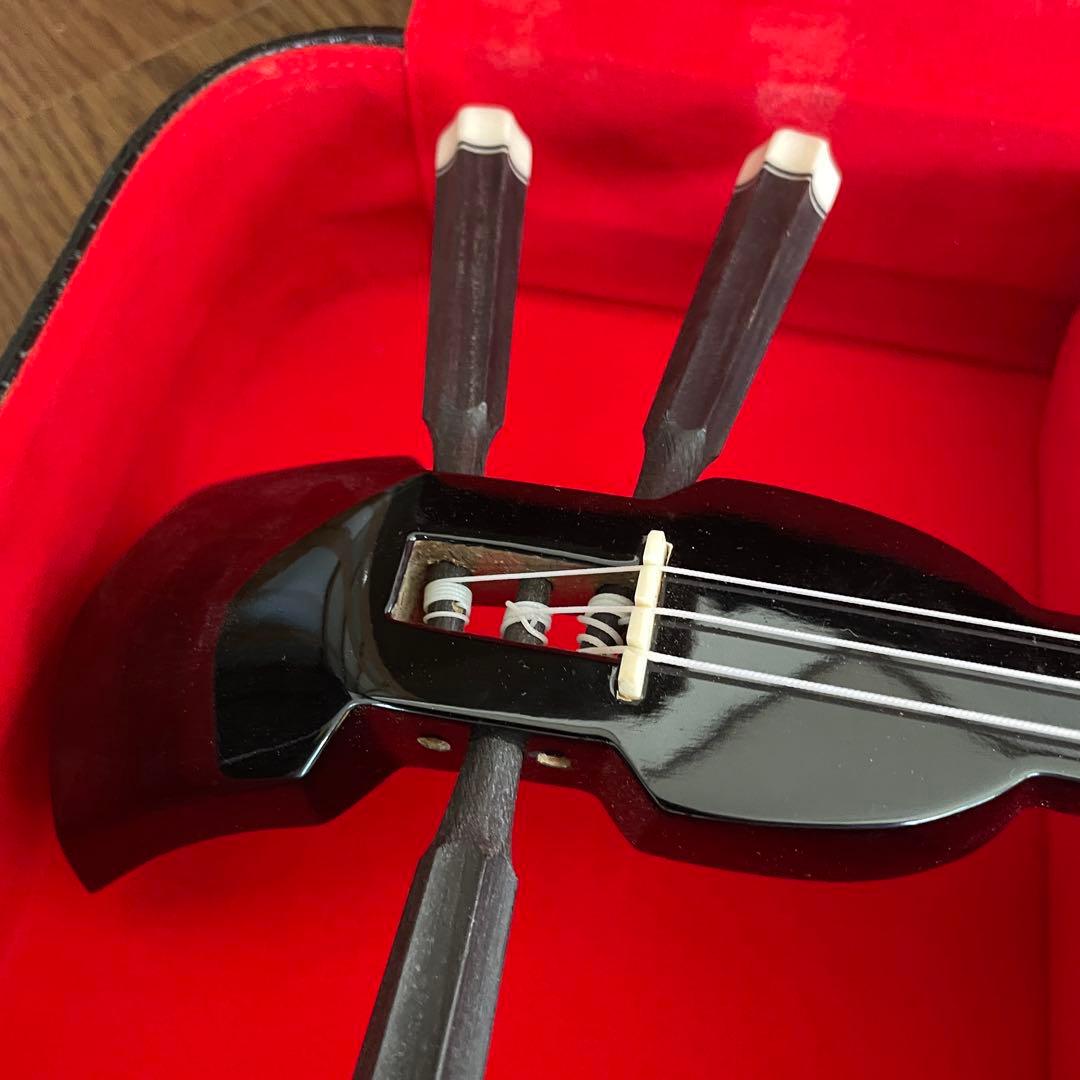 初心者用 三線 沖縄 本皮強化貼り 三味線 ケース、ツメ、取り替え弦つき