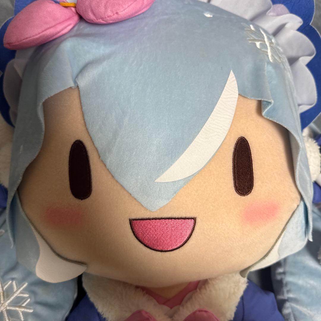 雪ミク2023 どでかふわふわぬいぐるみ　ラスト