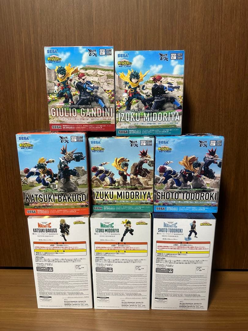 僕のヒーローアカデミアMAXIMATIC&XrossLinkフィギュア8体セット