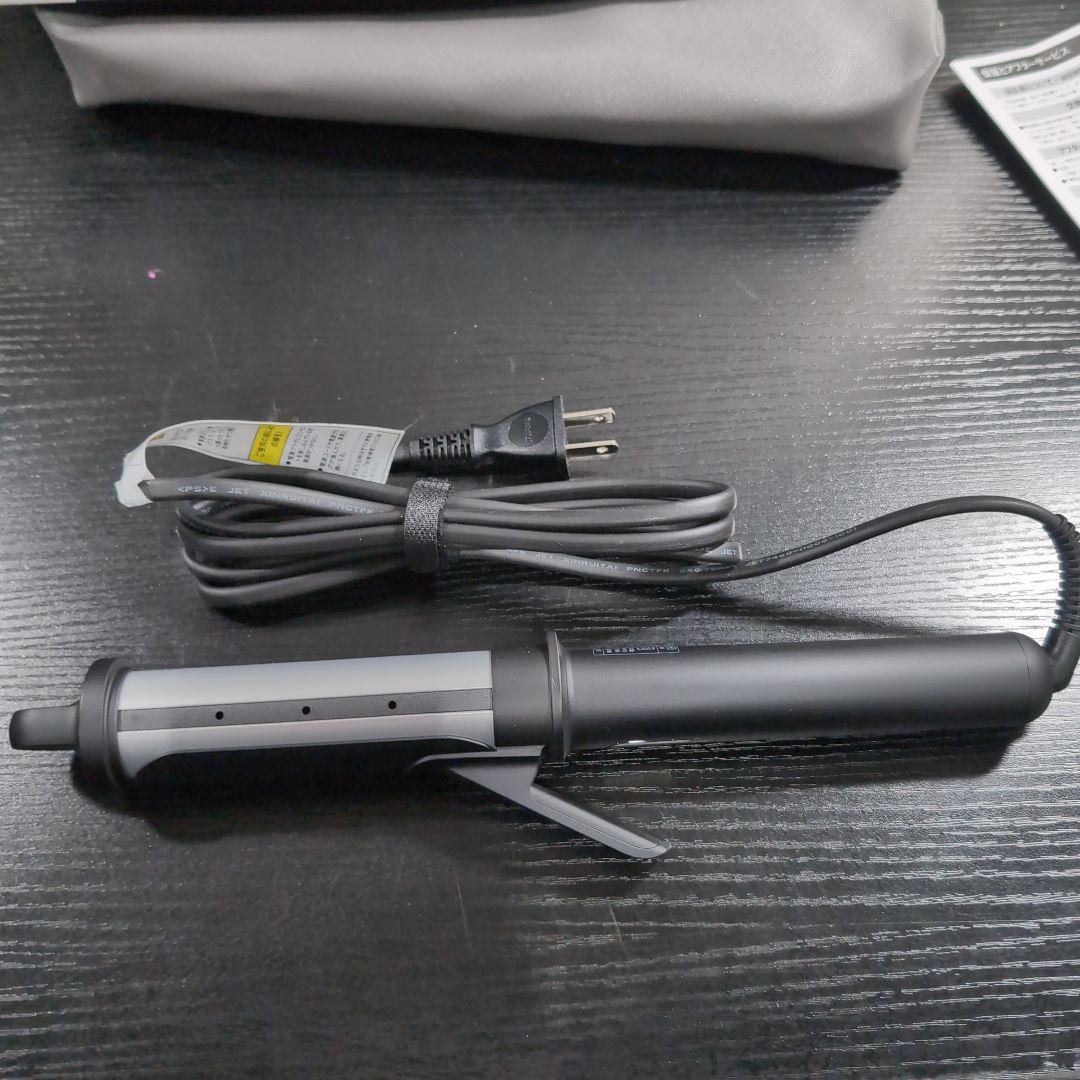 SALONIA スムースシャイン カールアイロン ヘアアイロン コテ 32mm