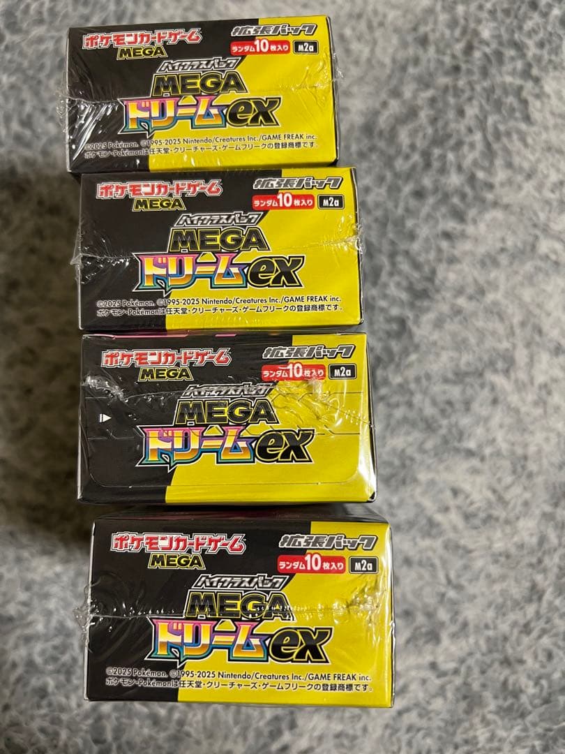 ポケモンカード　MEGA　ハイクラスパックドリームex　4BOX　シュリンク付き