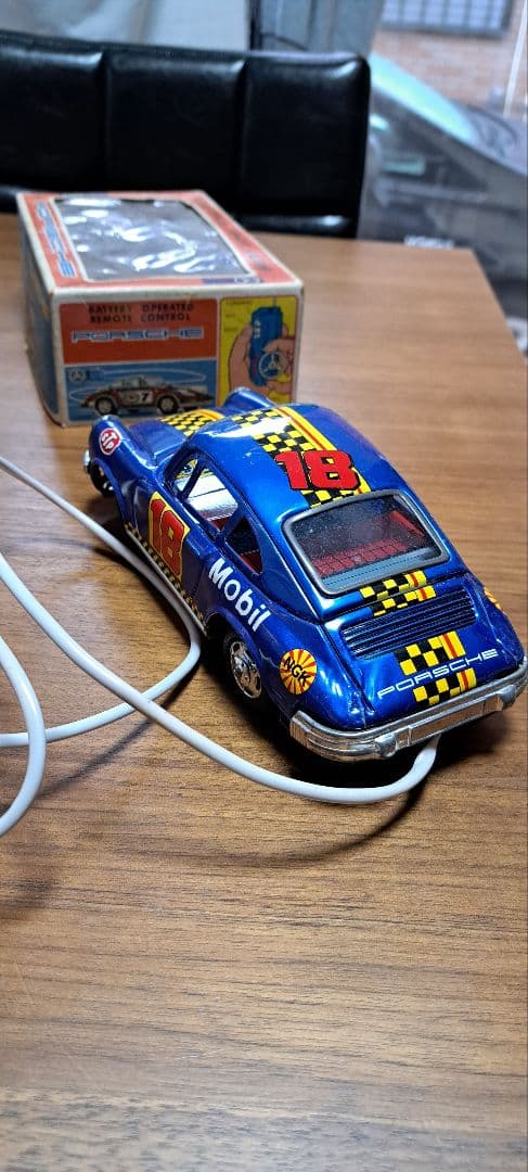 ポルシェ　911　ブリキリモコン 昭和レトロ