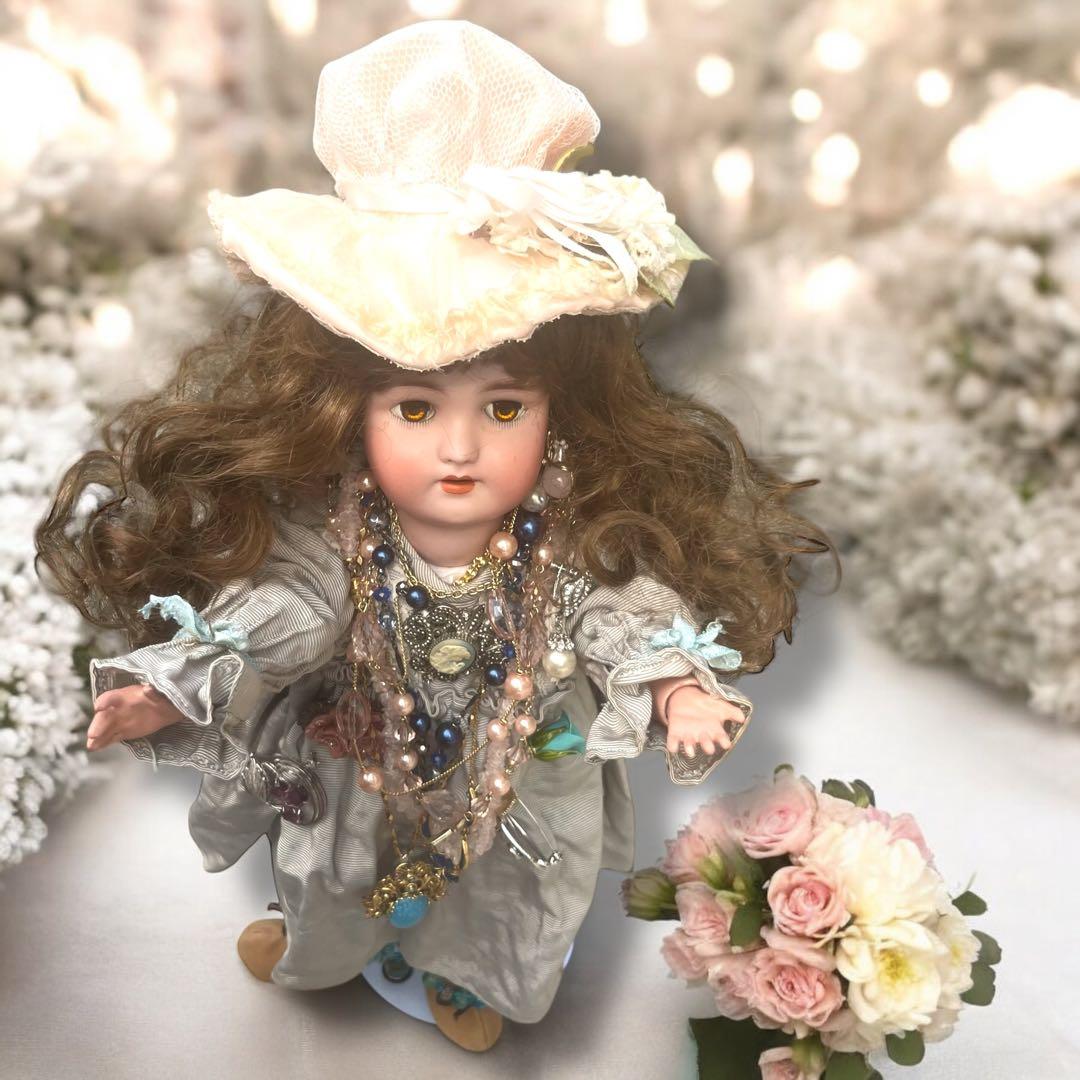 kimiko_t アンティーク ビスクドール シモン ハルビック ゴールド