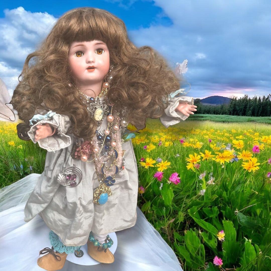 kimiko_t アンティーク ビスクドール シモン ハルビック ゴールド