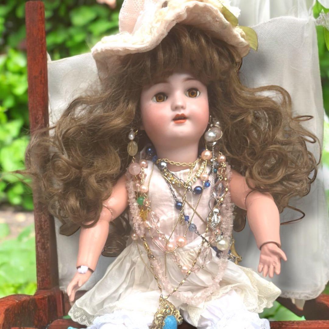 kimiko_t アンティーク ビスクドール シモン ハルビック ゴールド