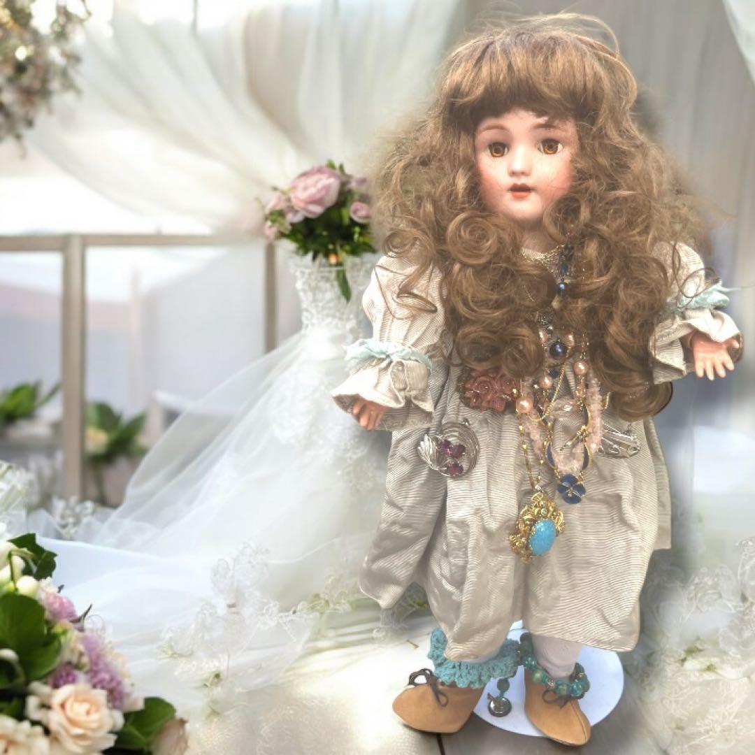 kimiko_t アンティーク ビスクドール シモン ハルビック ゴールド