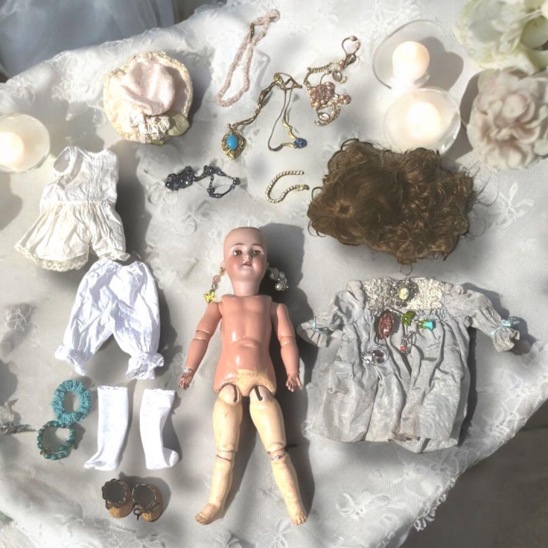 kimiko_t アンティーク ビスクドール シモン ハルビック ゴールド