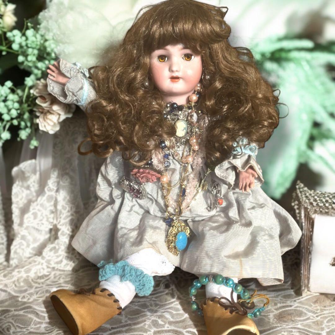 kimiko_t アンティーク ビスクドール シモン ハルビック ゴールド