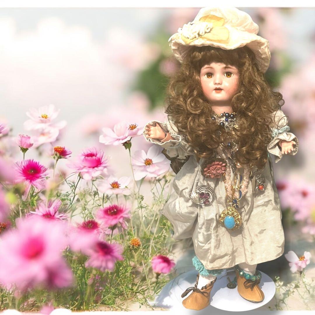 kimiko_t アンティーク ビスクドール シモン ハルビック ゴールド