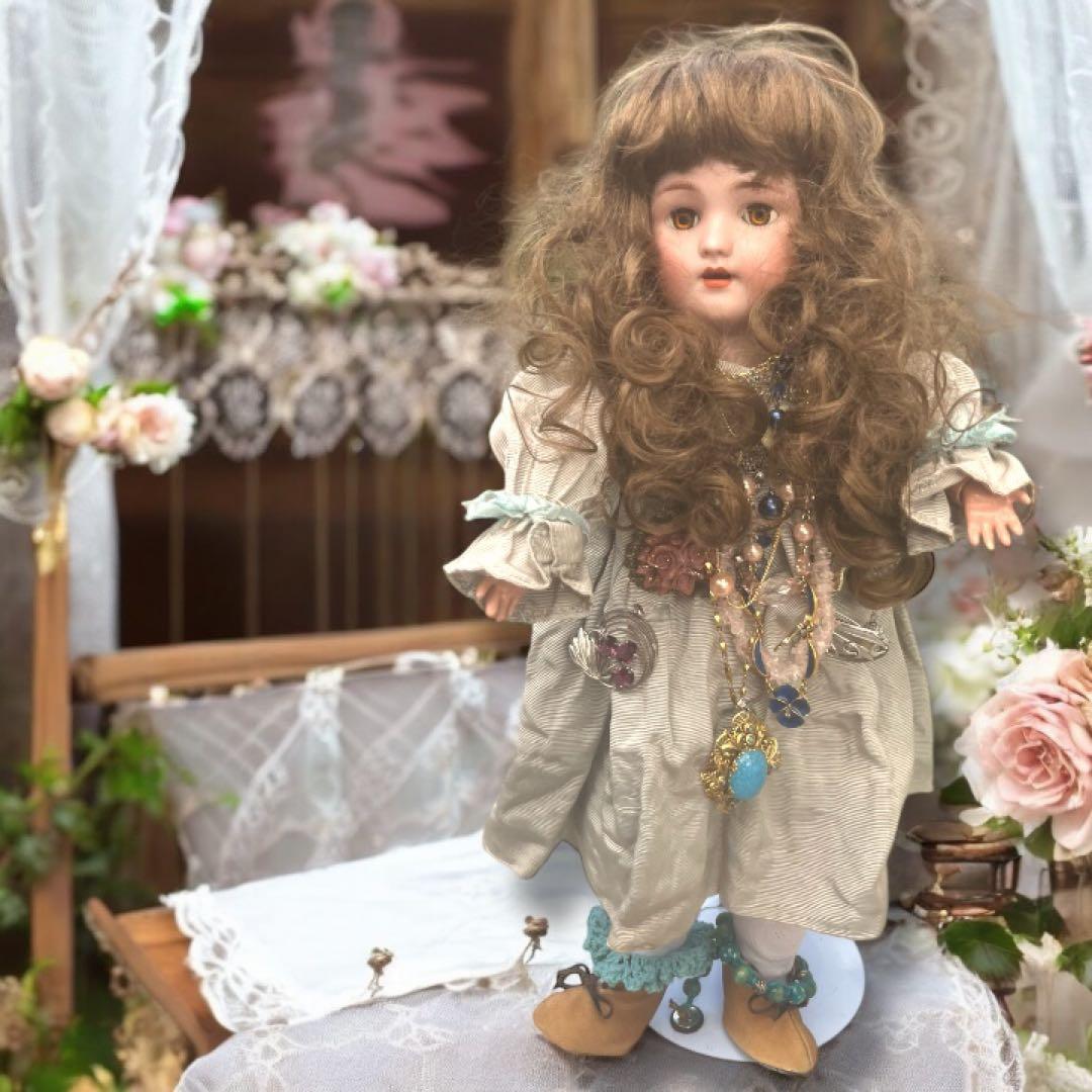 kimiko_t アンティーク ビスクドール シモン ハルビック ゴールド