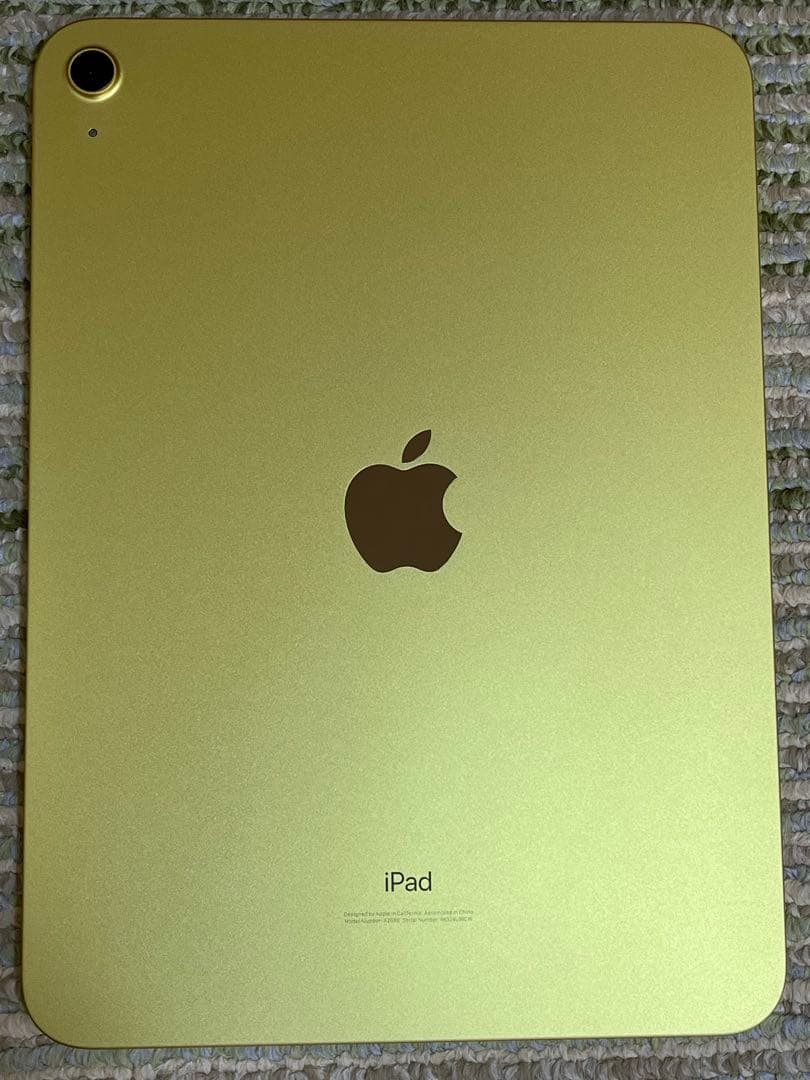 iPad 10世代 64GB イエロー