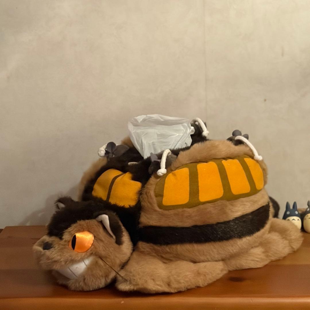 ジブリ　ネコバス　BOXティッシュケース