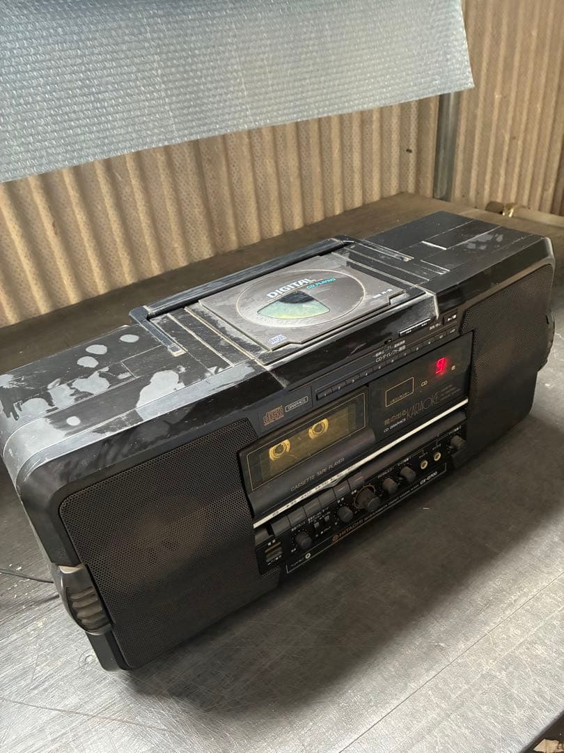 日立製　カセットデッキ CD・カセット