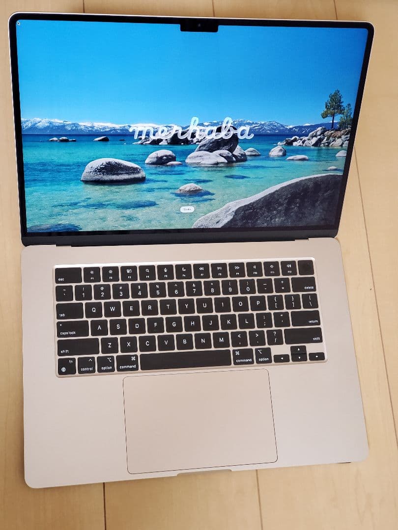 15インチ16GB512GBスターライトUSキーボードM3MacBookAir