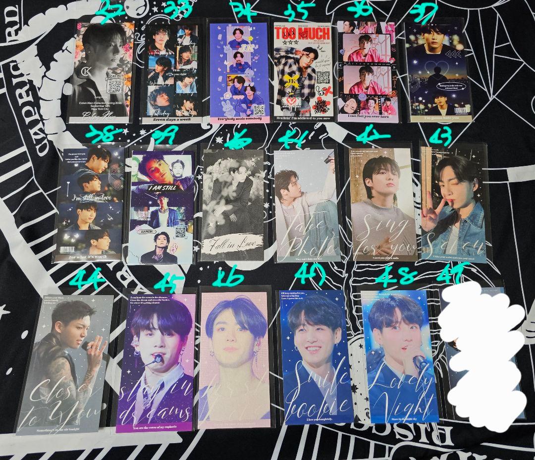 ポストカード フォトチケット グク BTS 韓国製作者様 グッズ