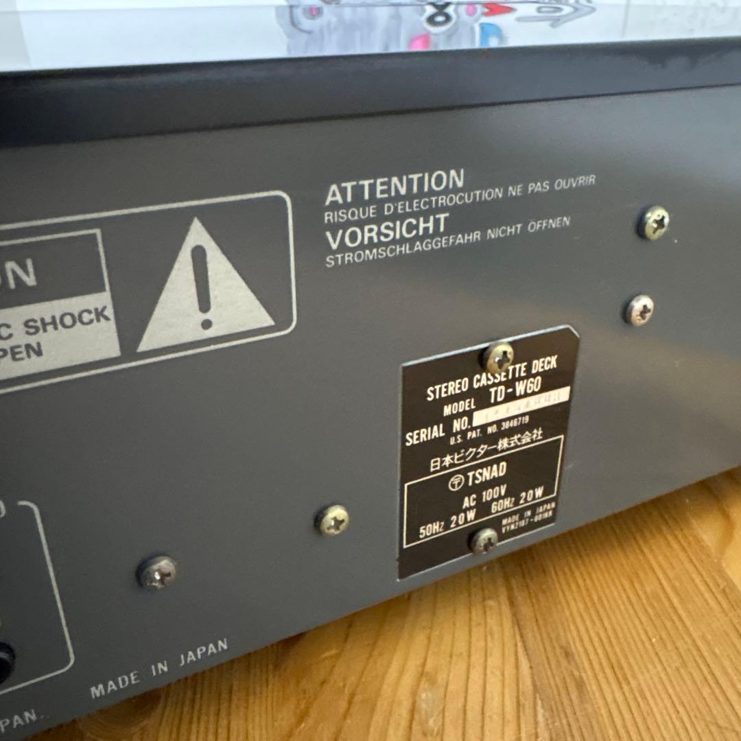 Victor カセットデッキ　TD-W60