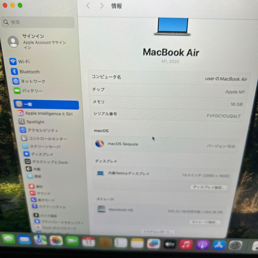 上位MacBookAir 2020 M1 A2337 SSD500GB 16GB