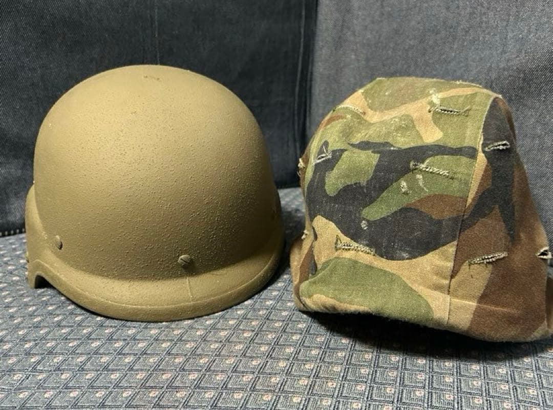 米軍実物 放出品 PASGTフリッツ ヘルメット Mサイズ《カバー付き》